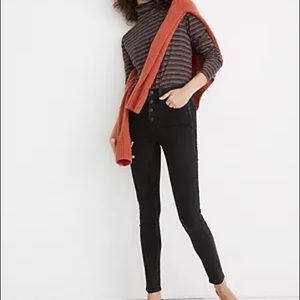 10" High-Rise Skinny Jeans in Robert Wash